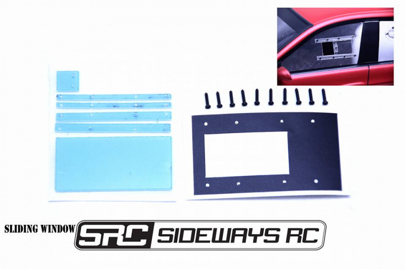 Sideways RC - Sliding Window Kit - 1/10 RC Drift/Crawler Accessories