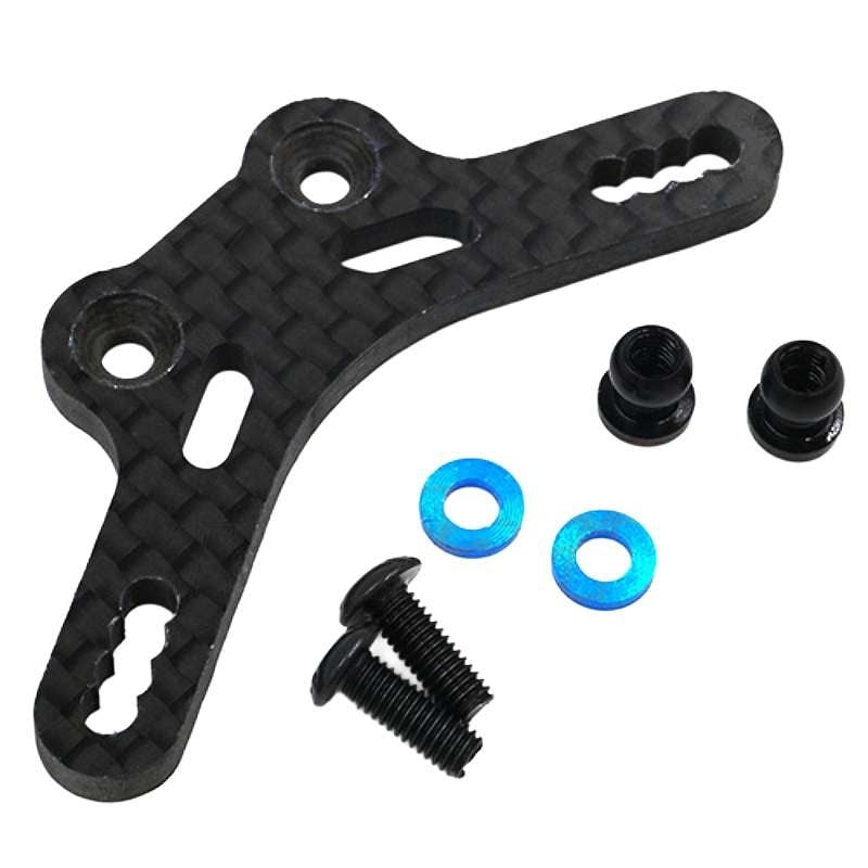 Yeah Racing Carbon Dämpferhalterung hinten für Tamiya M07