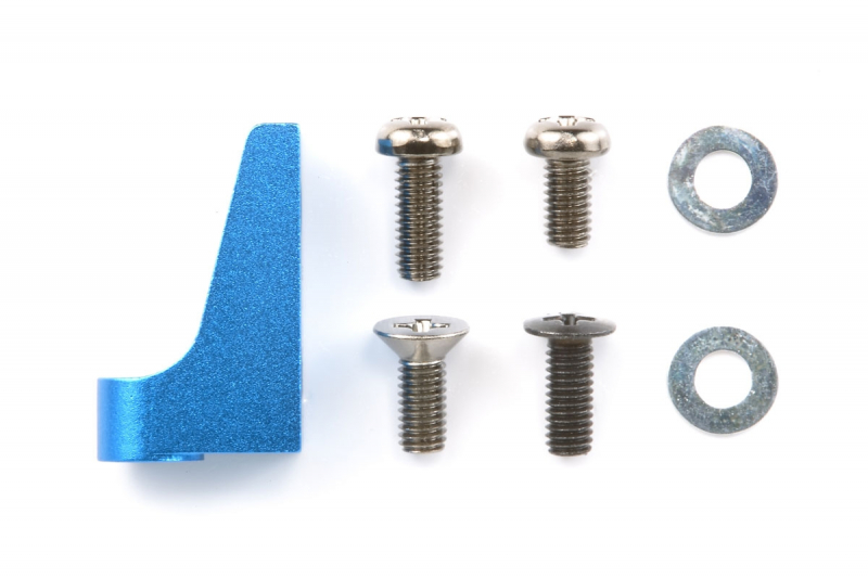 Tamiya TT-02/SR/TB-03 Aluminum Servo Stay blue
