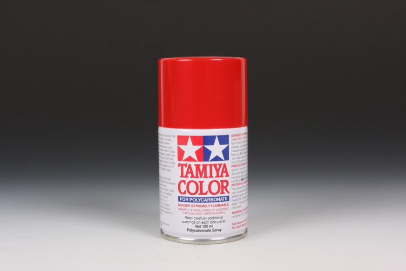 Tamiya Lexanspray PS-60 Hell Micra Rot (Glimmer)