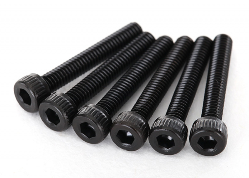 Traxxas  Screws, 2.5x16mm cap-head machine (6)