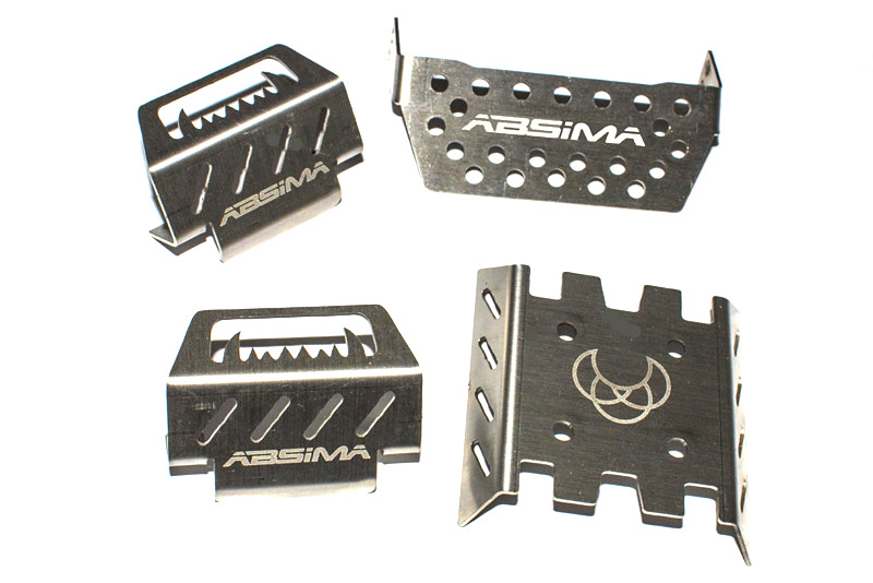 Absima Skid Plate Set for CR3.4 (4)