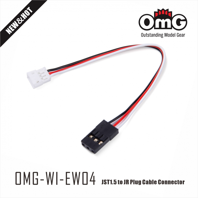 OMG JST1.5 to JR Plug Cable Connector 125mm