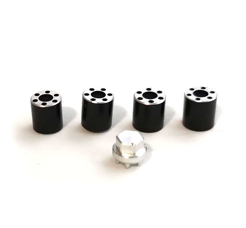 Aluminum Alloy SCX24 Wheels Nut Set Black