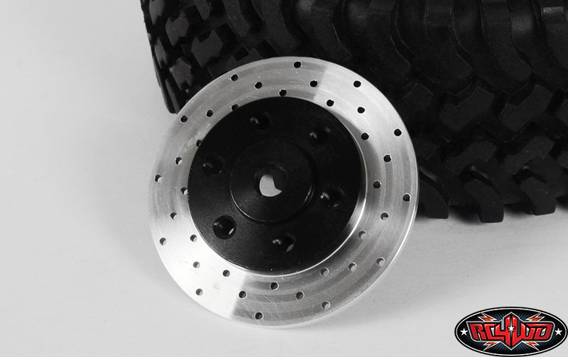 RC4WD 1.9"/2.2" 6 Lug Steel Wheel Hex Hub with Brake Rotor (4)