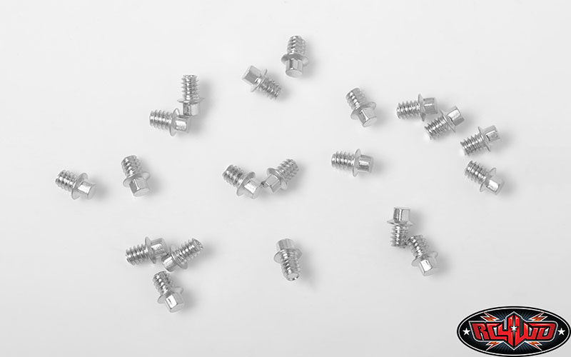 RC4WD Miniature Scale Hex Bolts (M1.6 x 2mm) (Silver) (20)