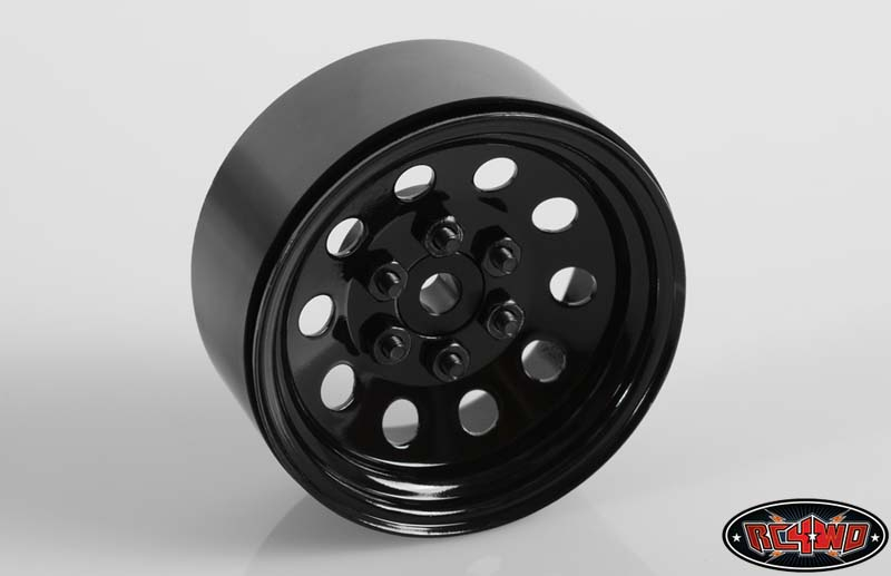 RC4WD Pro10 1.9" Steel Stamped Beadlock Wheel (Black) (4)