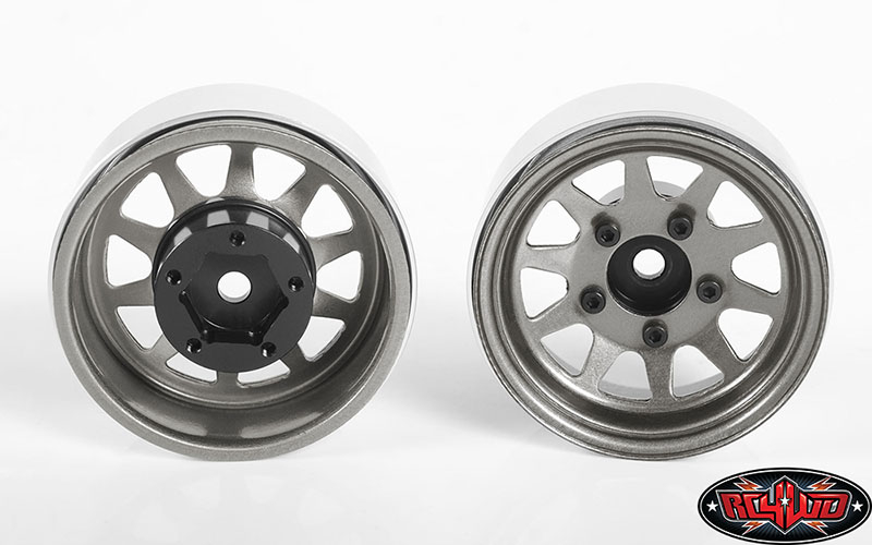 RC4WD OEM Stamped Steel 1.55" Beadlock Wheels (Plain)(4)