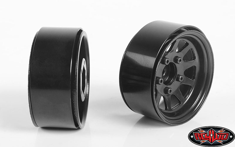 RC4WD OEM Stamped Steel 1.55" Beadlock Wheels (Black) (4)