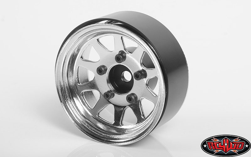 RC4WD OEM Stamped Steel 1.55" Beadlock Wheels (Chrome)(4)