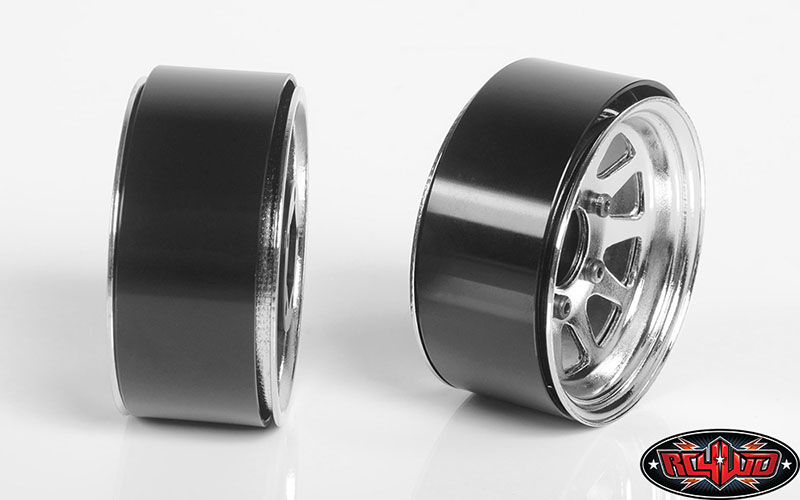 RC4WD OEM Stamped Steel 1.55" Beadlock Wheels (Chrome)(4)