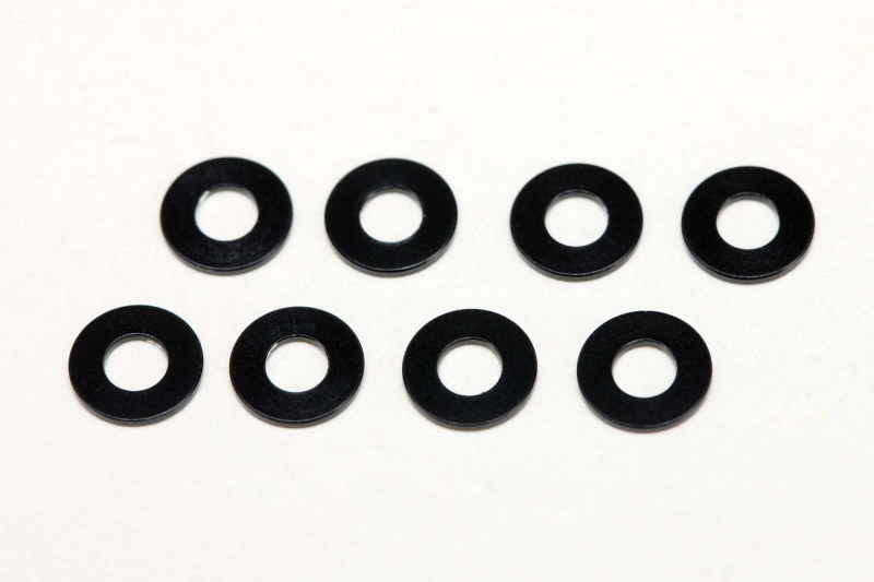 Yokomo Aluminum φ2.5xφ5x0.5mm Spacer