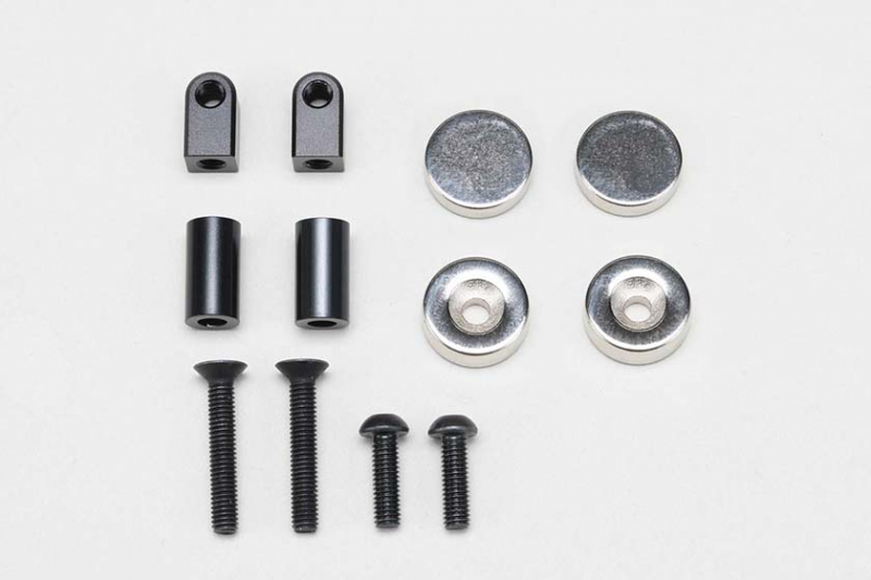 Yokomo Magnet Front Body Mount for Drift Car (Black)