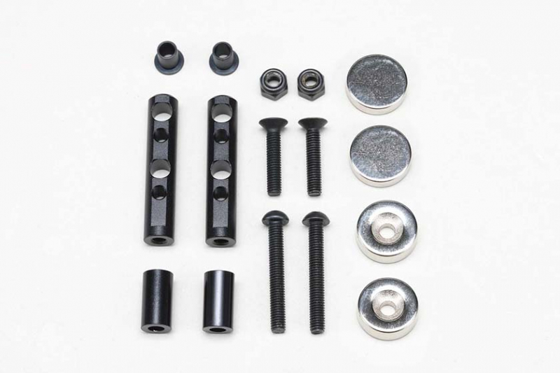 Yokomo Magnet Rear Body Mount for Drift Car (Black)