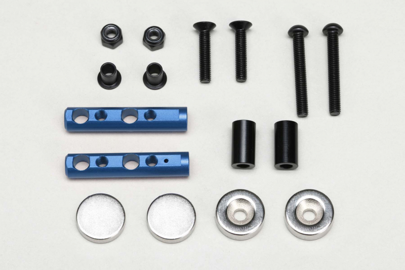 Yokomo Magnet Rear Body Mount for Drift Car (Blue)