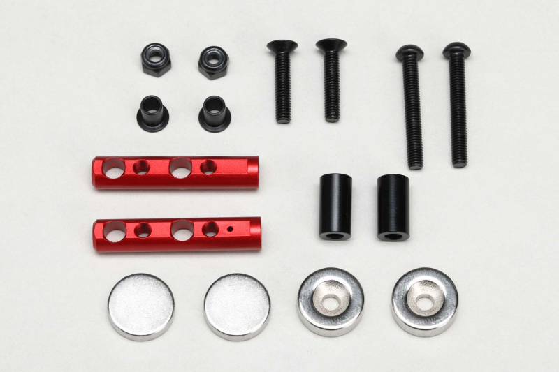 Yokomo Magnet Rear Body Mount for Drift Car (Red)