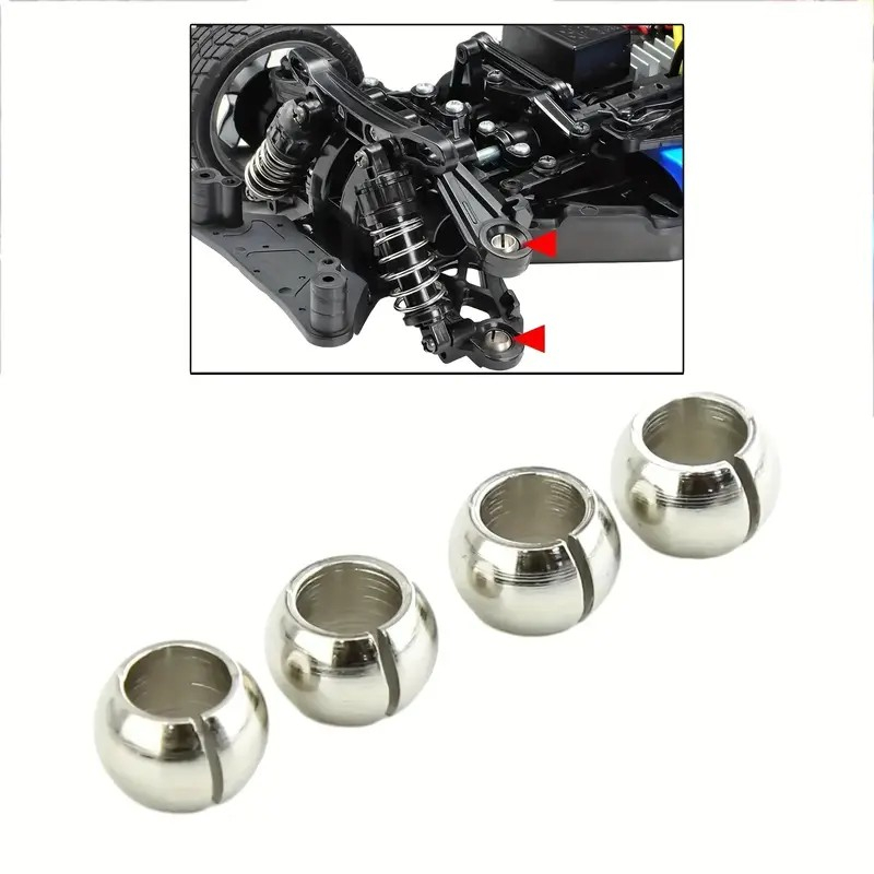 4 pieces wishbone balls Low Friction for Tamiya TT-02