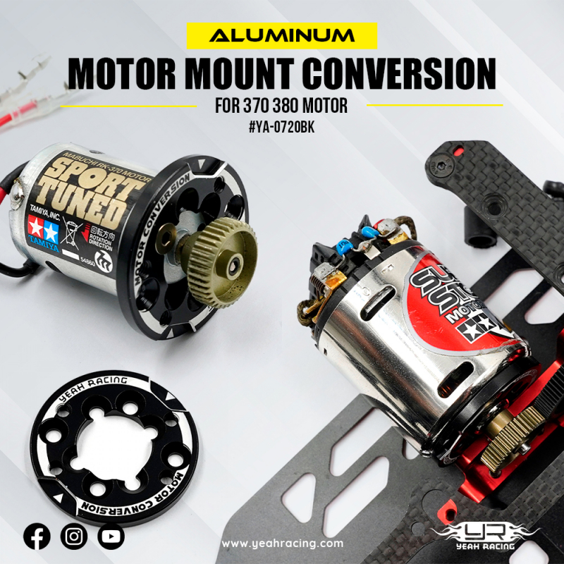 Aluminium 540 Motor Mount Conversion für 370 380 Motor