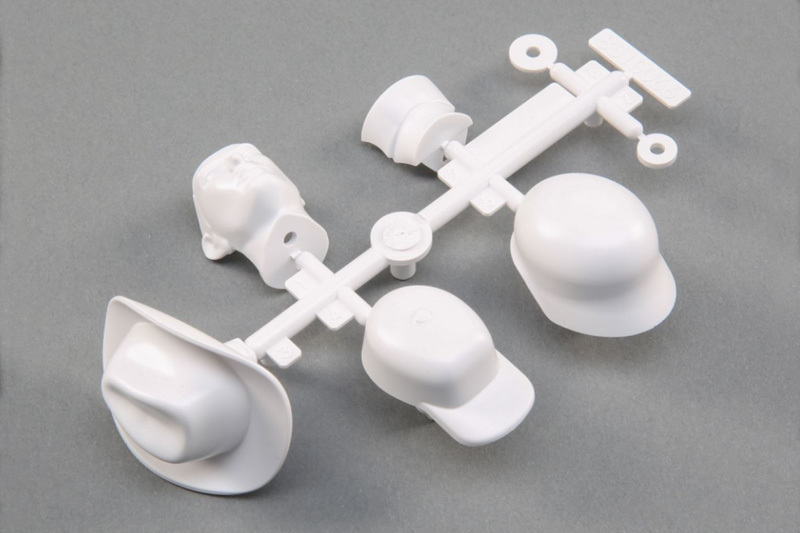 Axial Drivers Head and Hat Set (White)