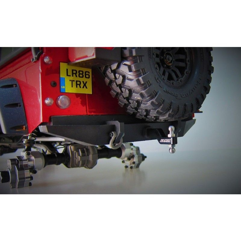 Samix TRX-4 Alum. & Stainless steel drop hitch receiver black