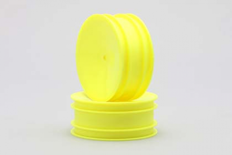 Yokomo Front wheel (yellow) for YZ-2/B-MAX2/R01.0 (for H12mm hexagonal hub)