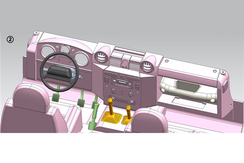 Interior für TRX-4 Defender/D110