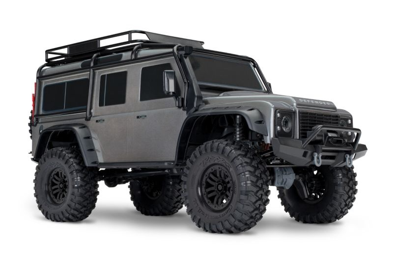 Traxxas TRX-4 Landrover Defender Crawler Clipless RTR Silber
