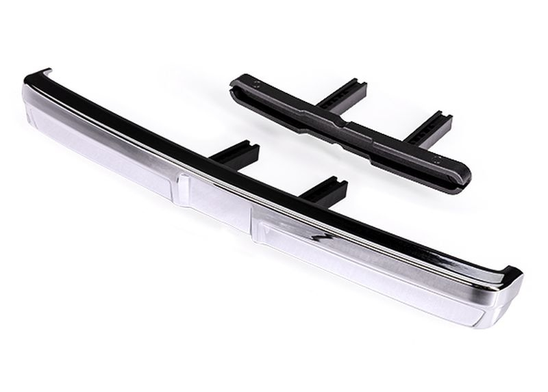 Traxxas Bumper vorne chrom und Bumper-Halter TRX-4 F150 High Trail