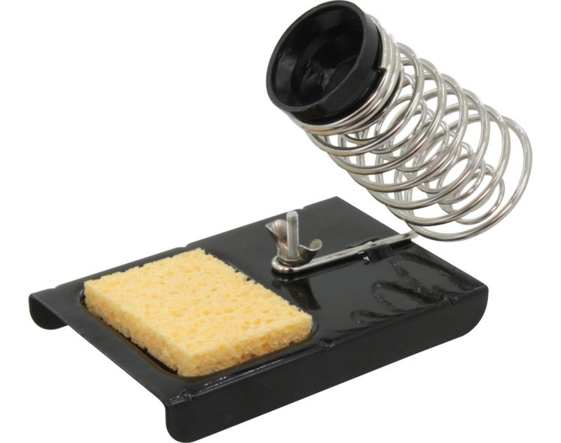 Universal soldering iron storage rack