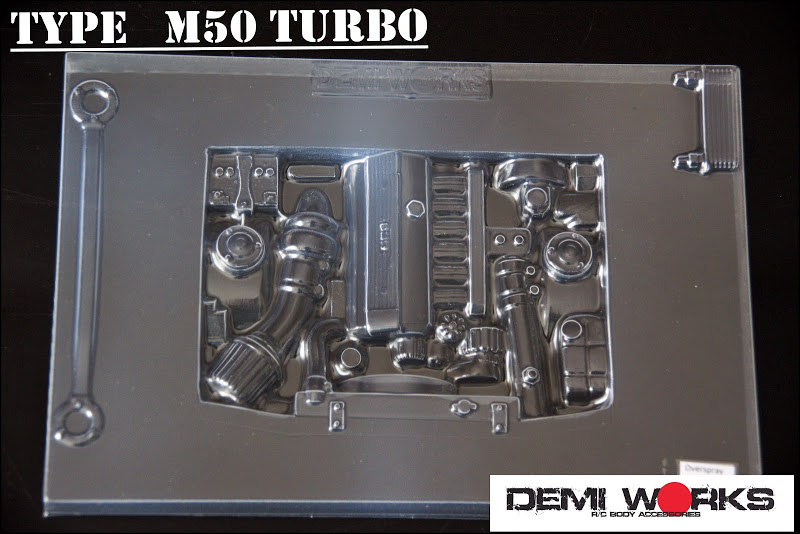 Demi Works Polycarbonate Engine Bay Type M50 Turbo