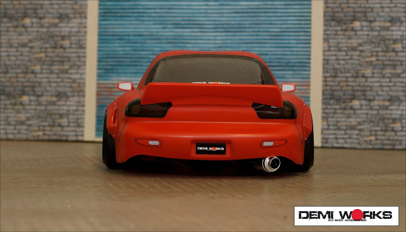 Demi Works Mazda RX7 RB Set A ( wing+front bumper) Rocket Bunny