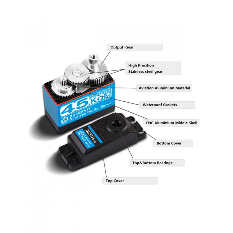 DSSERVO DS3245 Digital Coreless 51KG/0.11sec@8.4V