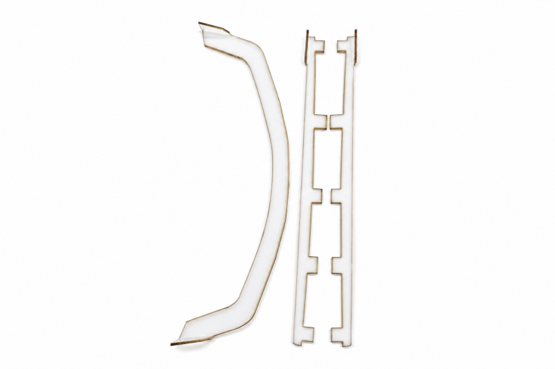 Sideways RC Splitter kit for E36 M3 APlastics