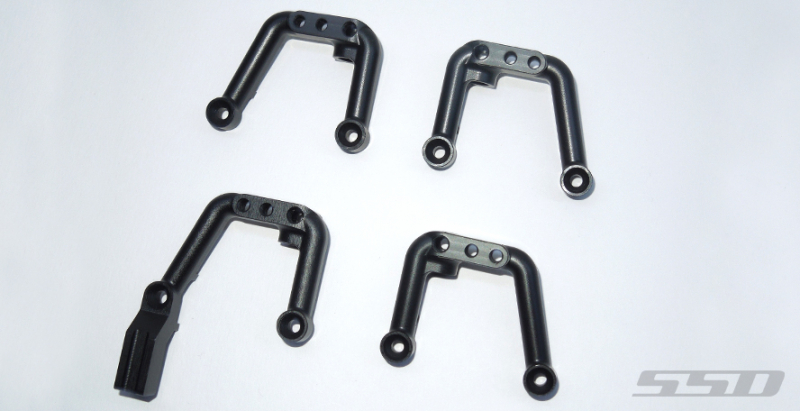 SSD Aluminum Shock Hoops Set for Enduro (Black)