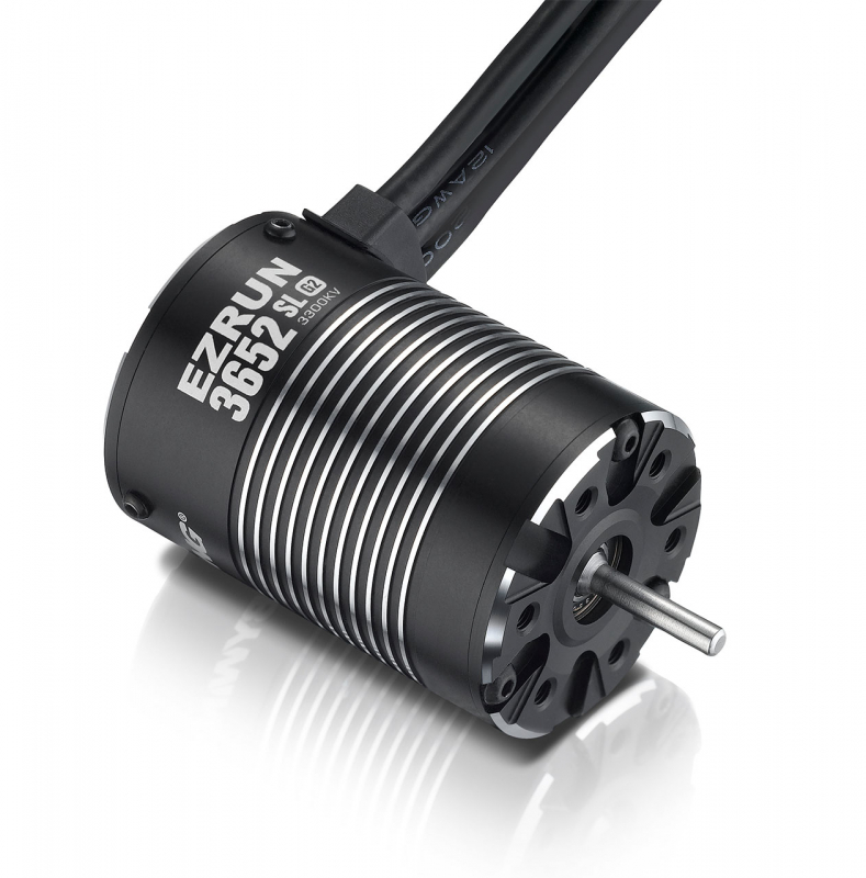 Hobbywing Ezrun 3652 Motor G2 4000kV 4pol, 3.175mm Shaft for 1:10