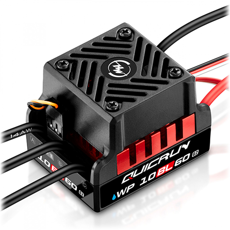 Hobbywing QuicRun WP10BL60 G2 Brushless ESC 60A 2-3s for 1:10