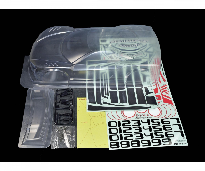 Preview: Tamiya Body Set Raikiri GT unpainted