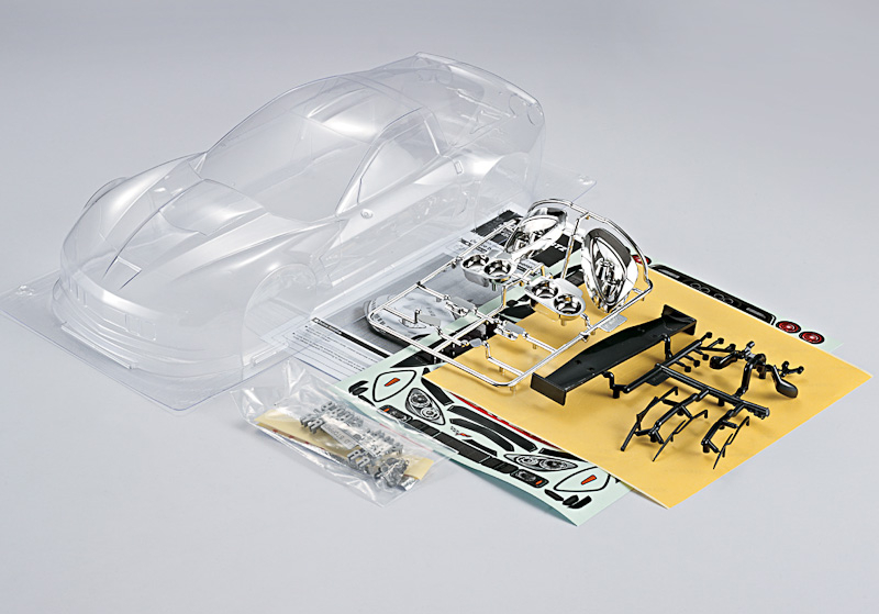 Killerbody Corvette GT2 body unpainted 190mm kit