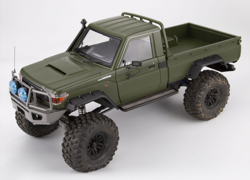 Killerbody Toyota Land Cruiser 70 Bausatz Military Grün lackiert für TRX-4