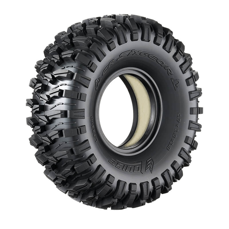 Louise RC - CR-SIXGEAR - 1-10 Crawler Reifen mit Einlagen - Super Soft - für 1.9" Felgen - 1 Paar