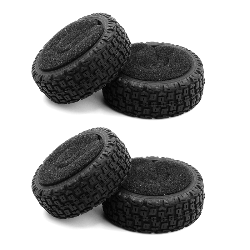 LC Racing Rally Tires & Foam inserts 4pcs