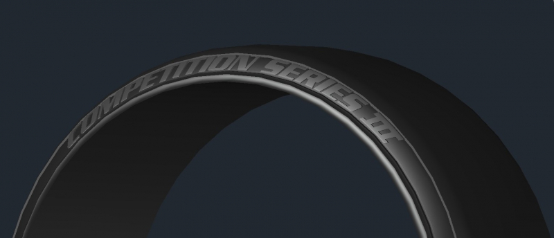 DS Racing Competition Series III LF-3 Drift tires (4)