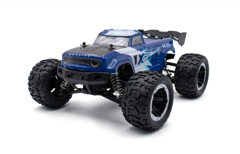 Modster XGT blue Monster Truck Brushed 4WD 1/16 RTR Modster