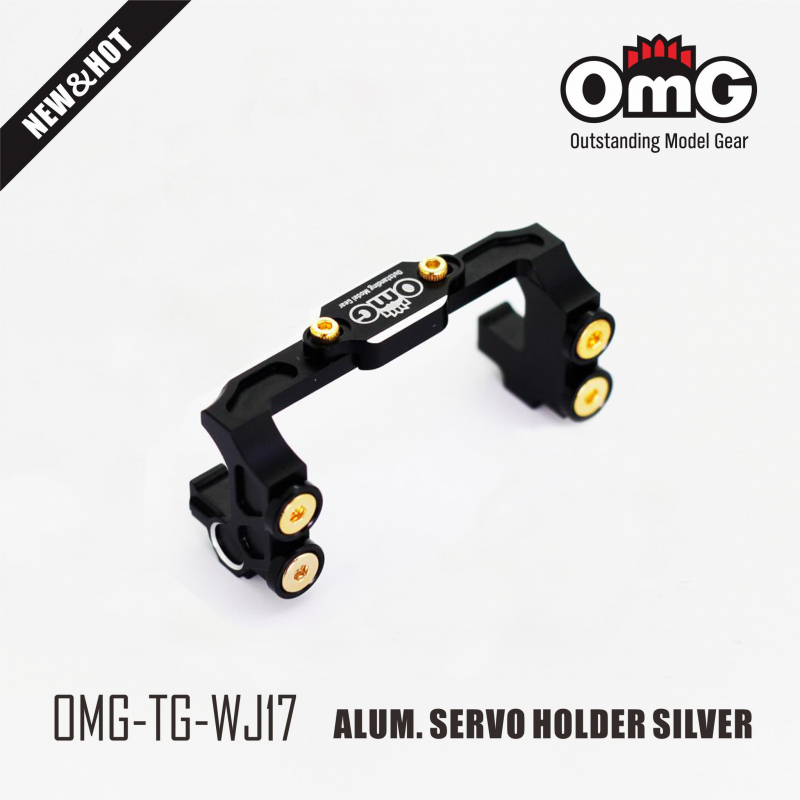 OMG Aluminium Servo Halter – Schwarz