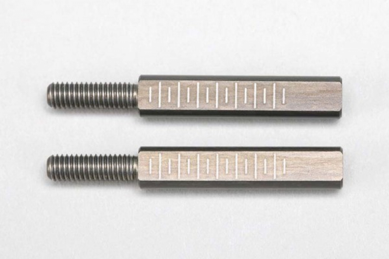 Yokomo RD2.0 Aluminum 4.5x21mm Rod End Adapter (2pcs)