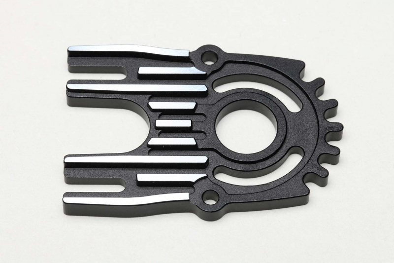 Yokomo Aluminum heat sink motor mount (Black) for RD/SD