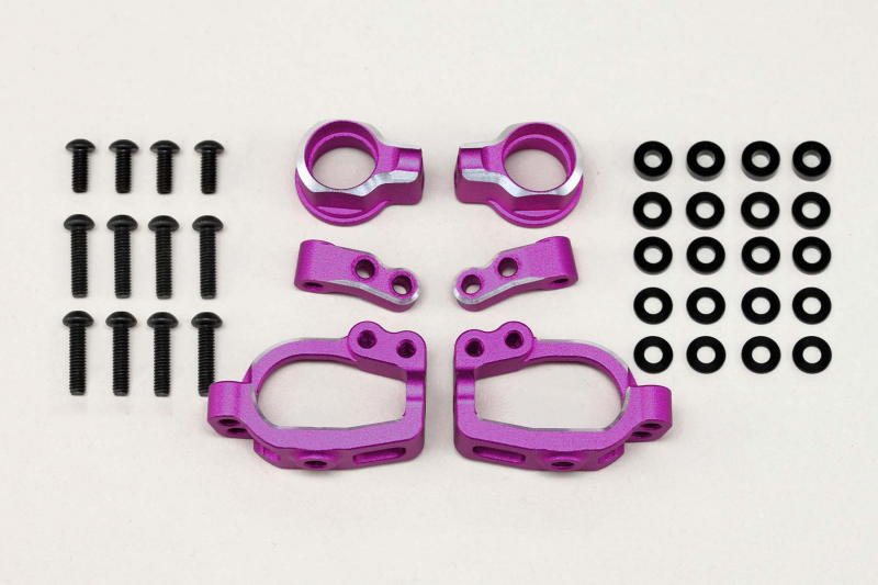 Yokomo Aluminum adjustable front ST block (Purple) for RD/SD/MD