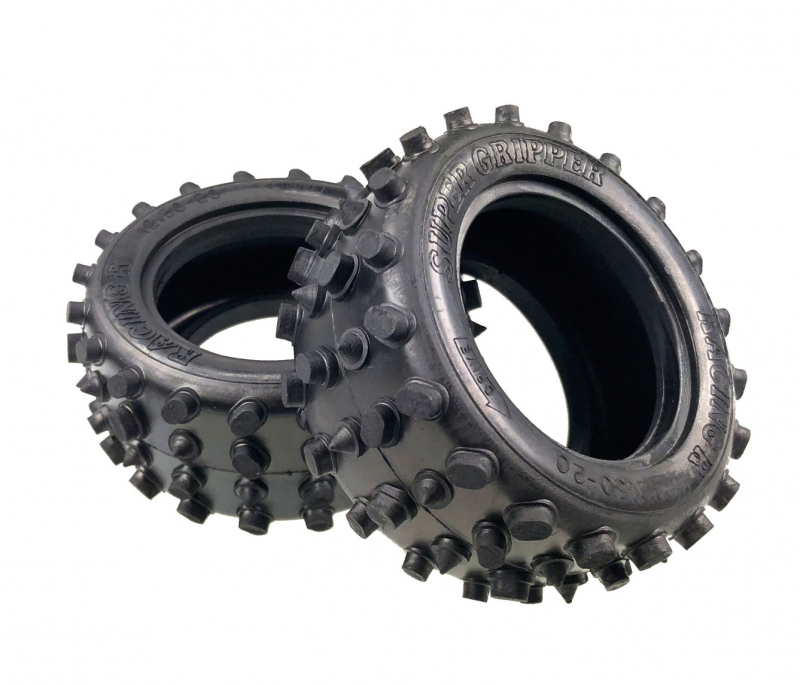 Tamiya Rear Tires Block-Spike (2) 58047