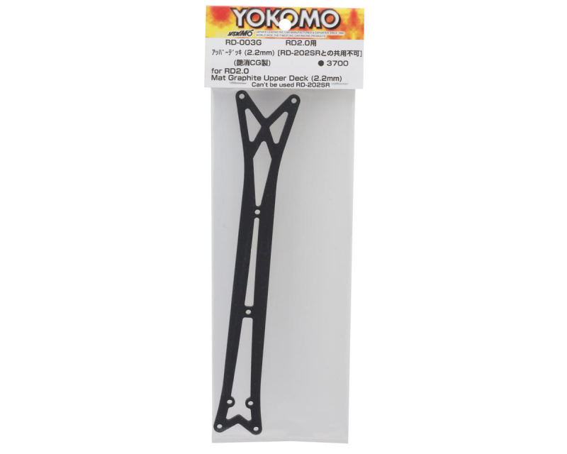 Yokomo Graphite Upper Deck for RD2.0 (2.2mm)