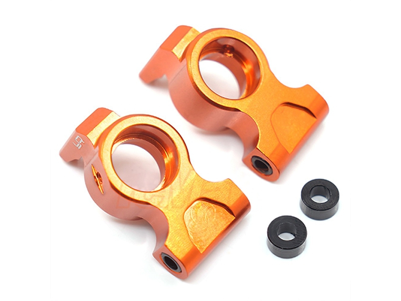 Yeah Racing Aluminium Radträger hinten für HPI RS4 Sport3 Orange